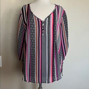 Ricki's Multicolor Patterned Top